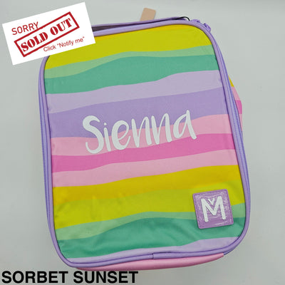 New Montiico Insulated Lunch Bag Large Sorbet Sunset