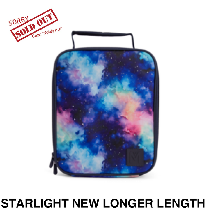 MontiiCo Insulated Lunch Bag Large Starlight NEW Larger Length
