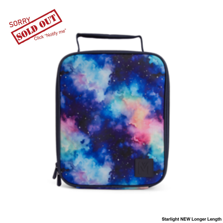 MontiiCo Insulated Lunch Bag Large Starlight NEW Larger Length