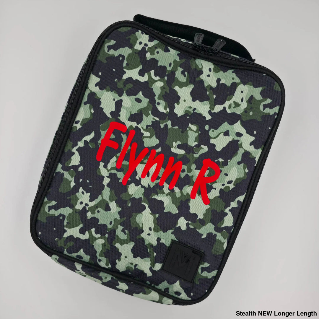 MontiiCo Insulated Lunch Bag Large Stealth NEW Larger Length