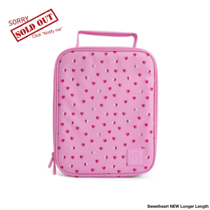 MontiiCo Insulated Lunch Bag Large Sweetheart NEW Larger Length
