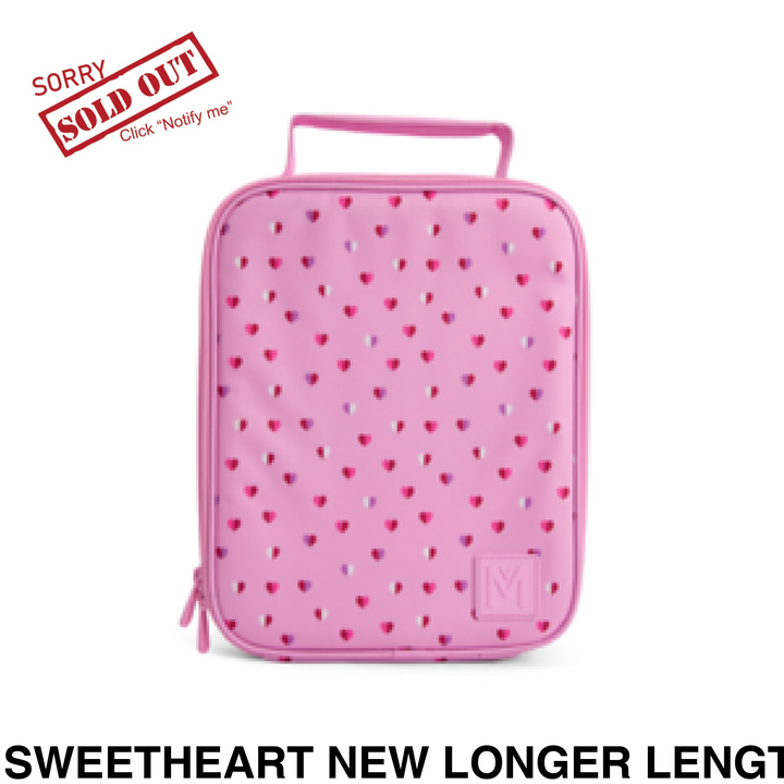 MontiiCo Insulated Lunch Bag Large Sweetheart NEW Larger Length