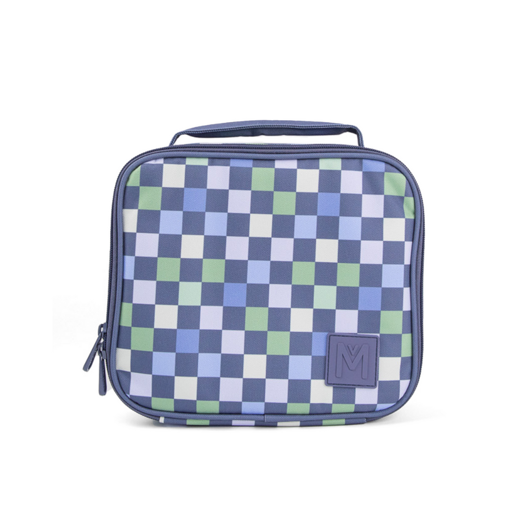 MontiiCo Insulated Lunch Bag Medium Checkmate