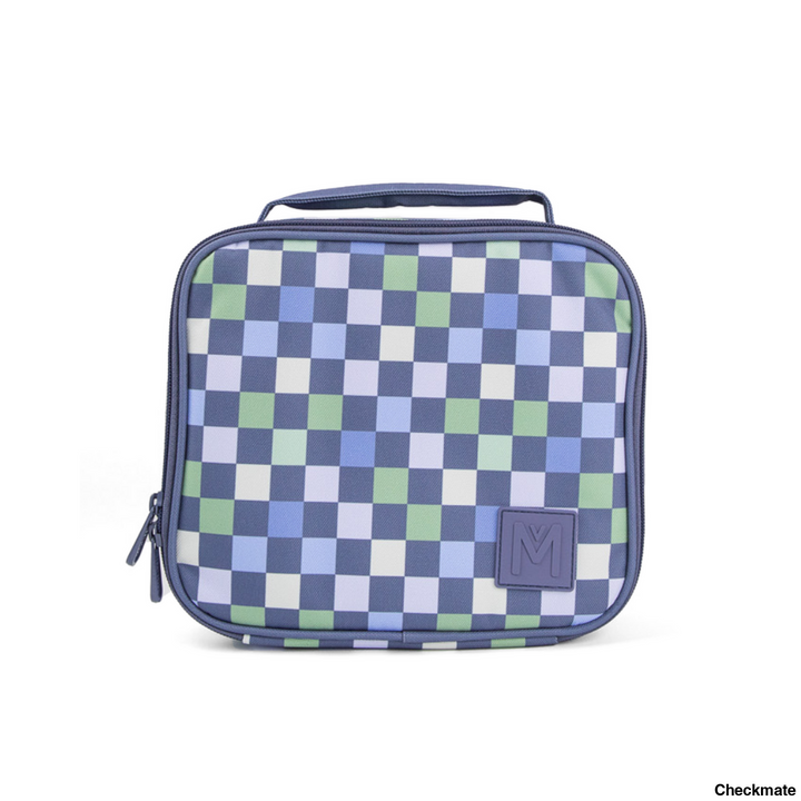 MontiiCo Insulated Lunch Bag Medium Checkmate