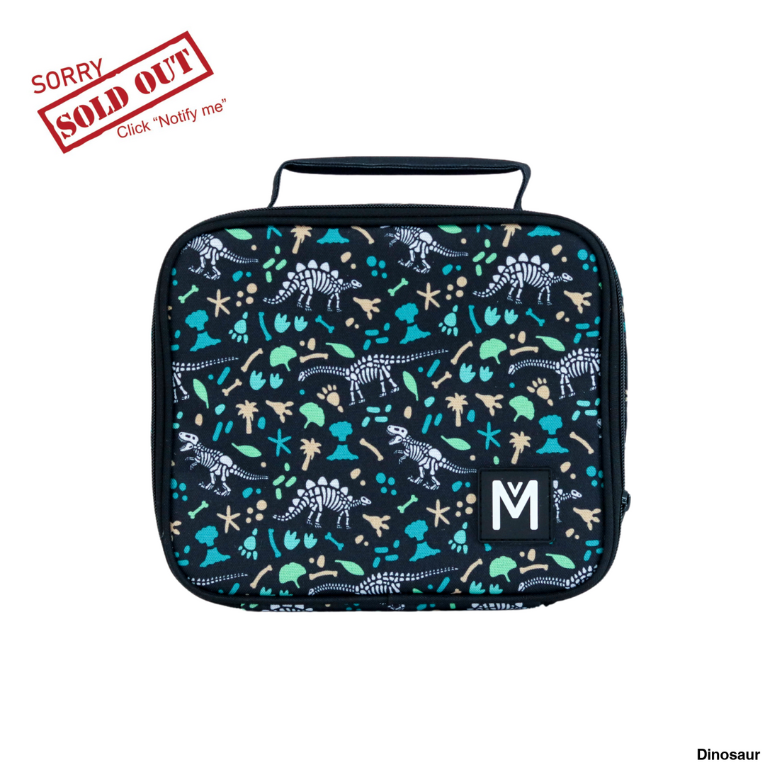 New Montiico Insulated Lunch Bag Medium Dinosaur