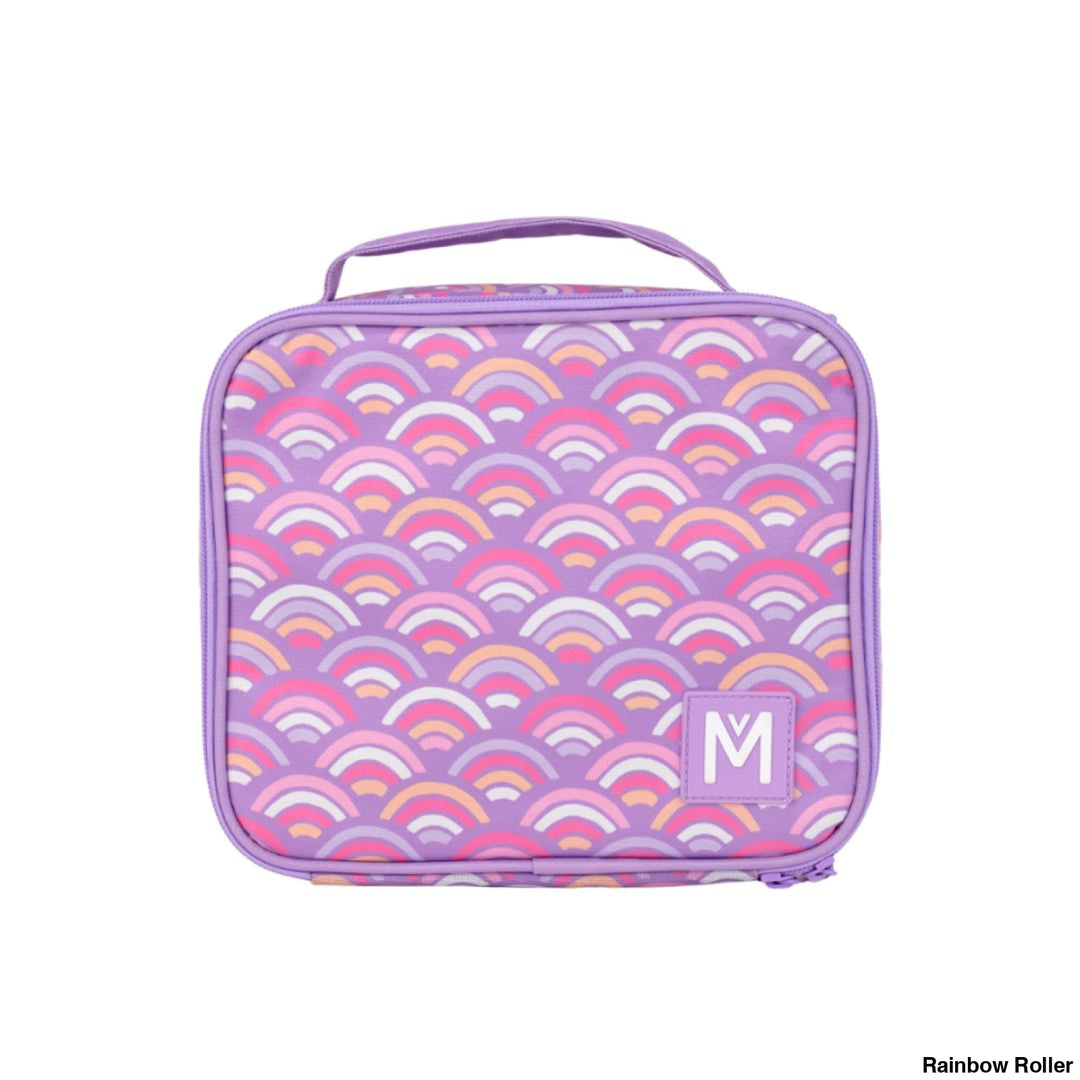 New Montiico Insulated Lunch Bag Medium Rainbow Roller