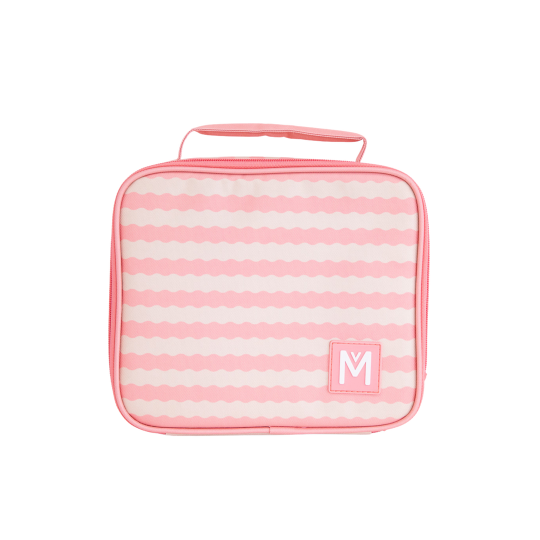 Montiico Insulated Lunch Bag Medium Ripple Camellia