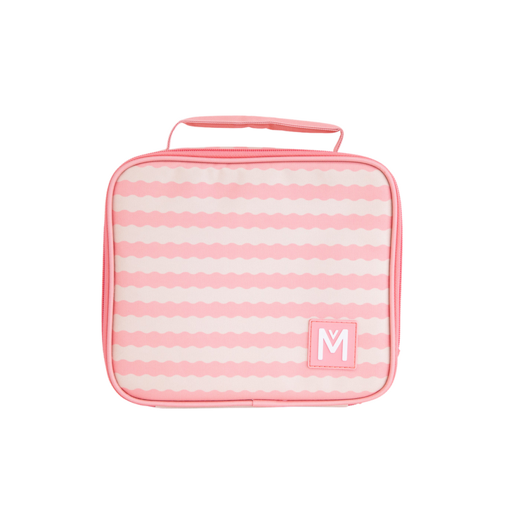 Montiico Insulated Lunch Bag Medium Ripple Camellia