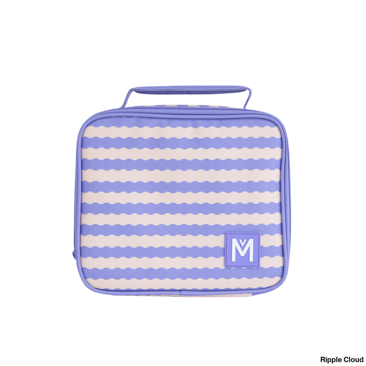 Montiico Insulated Lunch Bag Medium Ripple Cloud