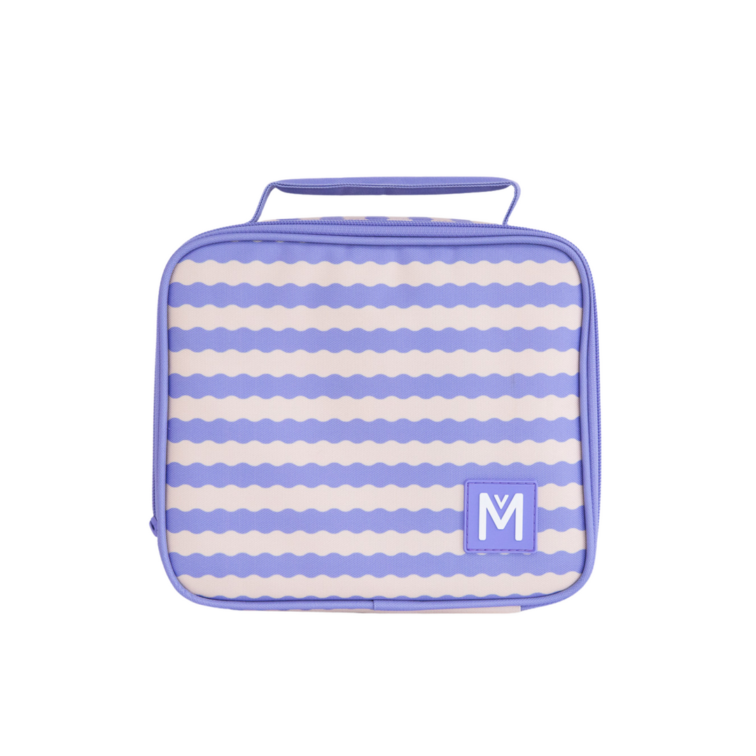 Montiico Insulated Lunch Bag Medium Ripple Cloud