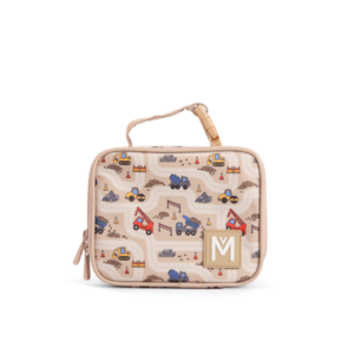 MontiiCo Insulated Lunch Bag Mini Construction with clip