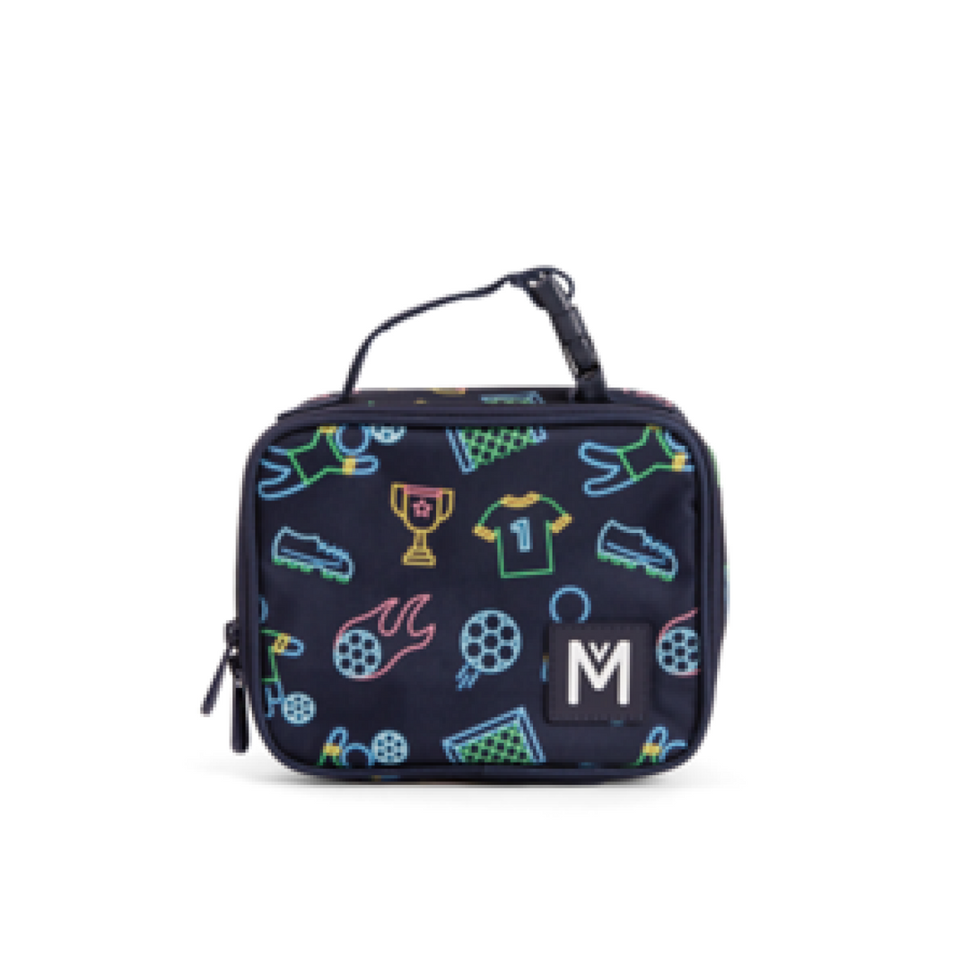 MontiiCo Insulated Lunch Bag Mini Goal Keeper with clip
