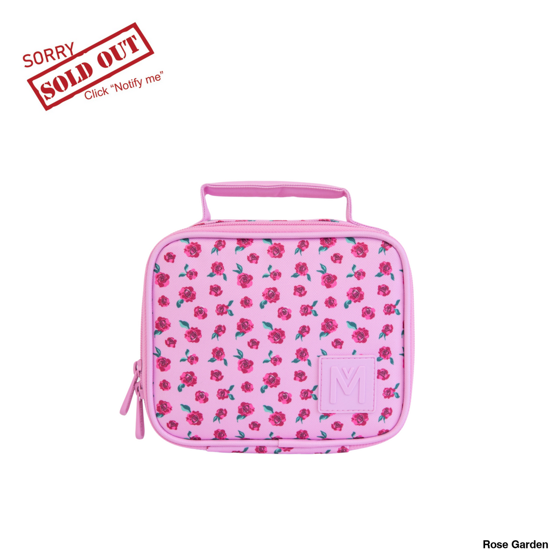 MontiiCo Insulated Lunch Bag Mini Rose Garden