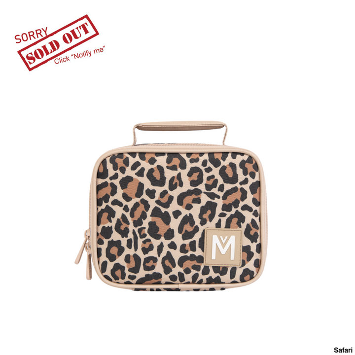 MontiiCo Insulated Lunch Bag Mini Safari