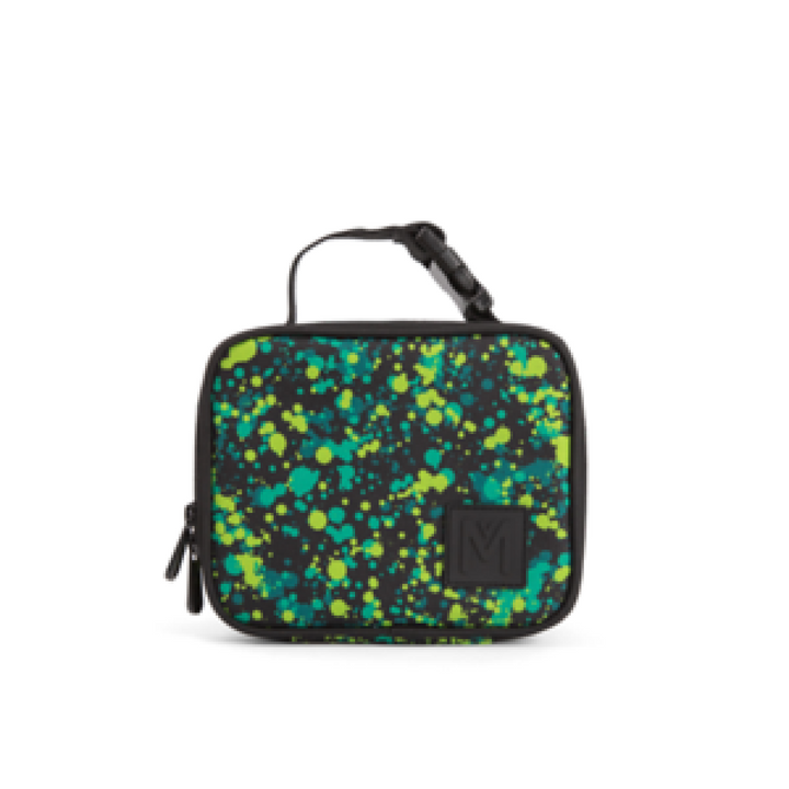 MontiiCo Insulated Lunch Bag Mini Splat with clip