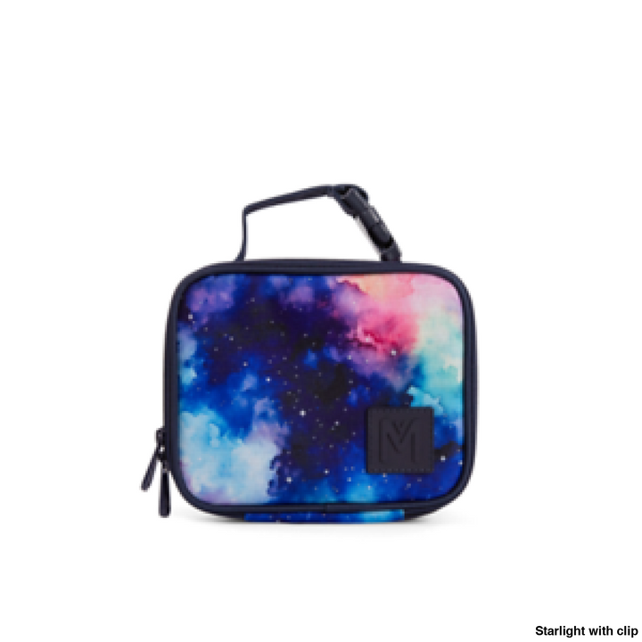 MontiiCo Insulated Lunch Bag Mini Starlight with clip