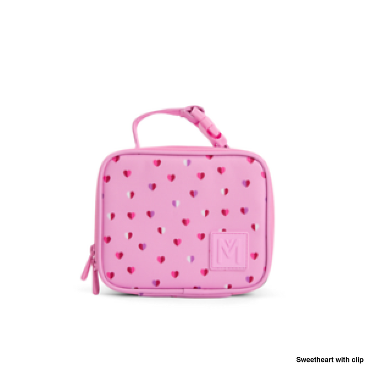 MontiiCo Insulated Lunch Bag Mini Sweetheart with clip