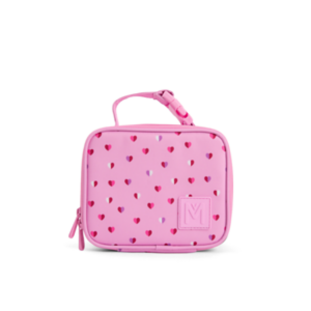 MontiiCo Insulated Lunch Bag Mini Sweetheart with clip