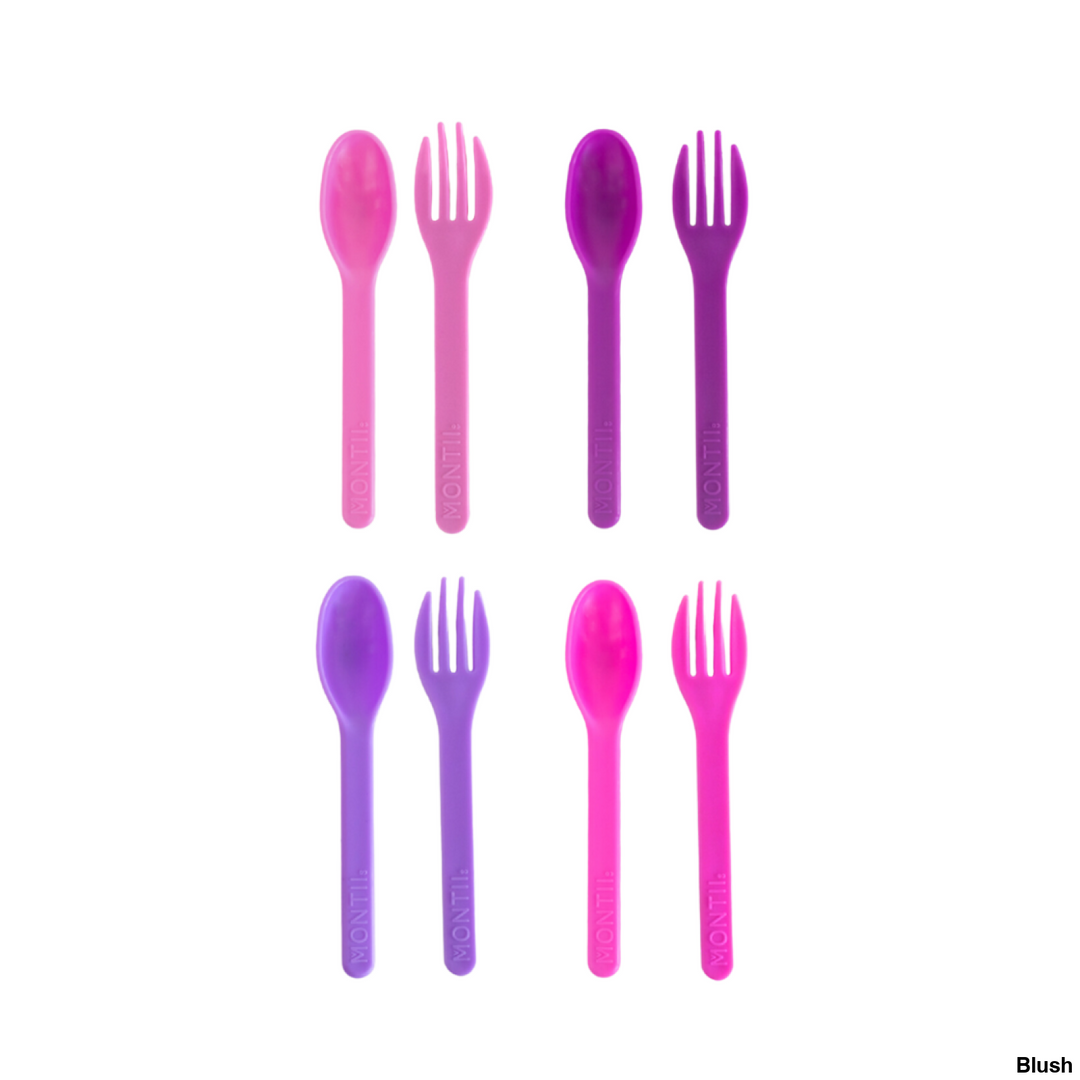 Montiico Out & About Cutlery Set Blush