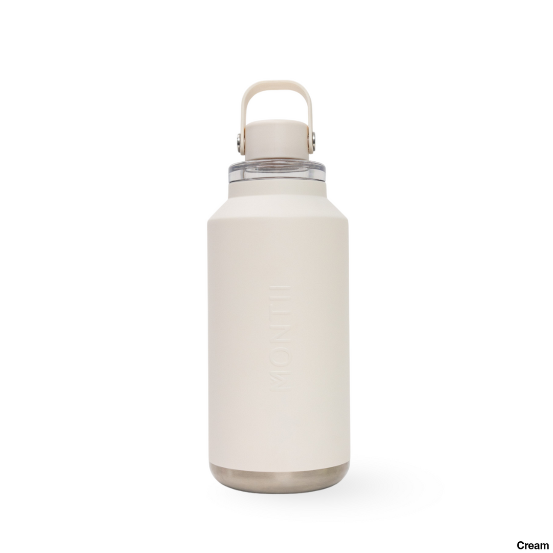 Montiico Quench Drink Bottle 1L Cream