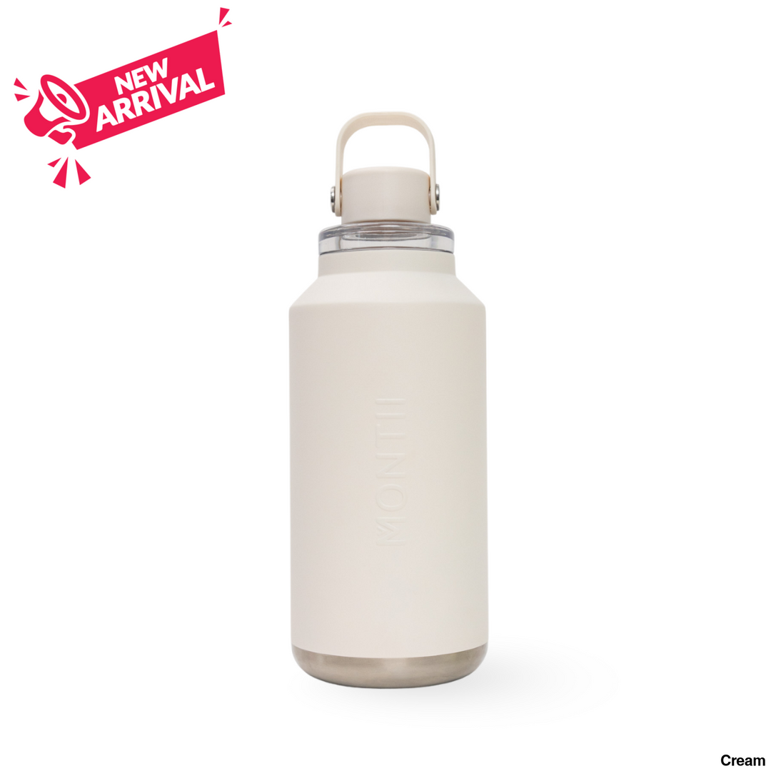 Montiico Quench Drink Bottle 1L Cream