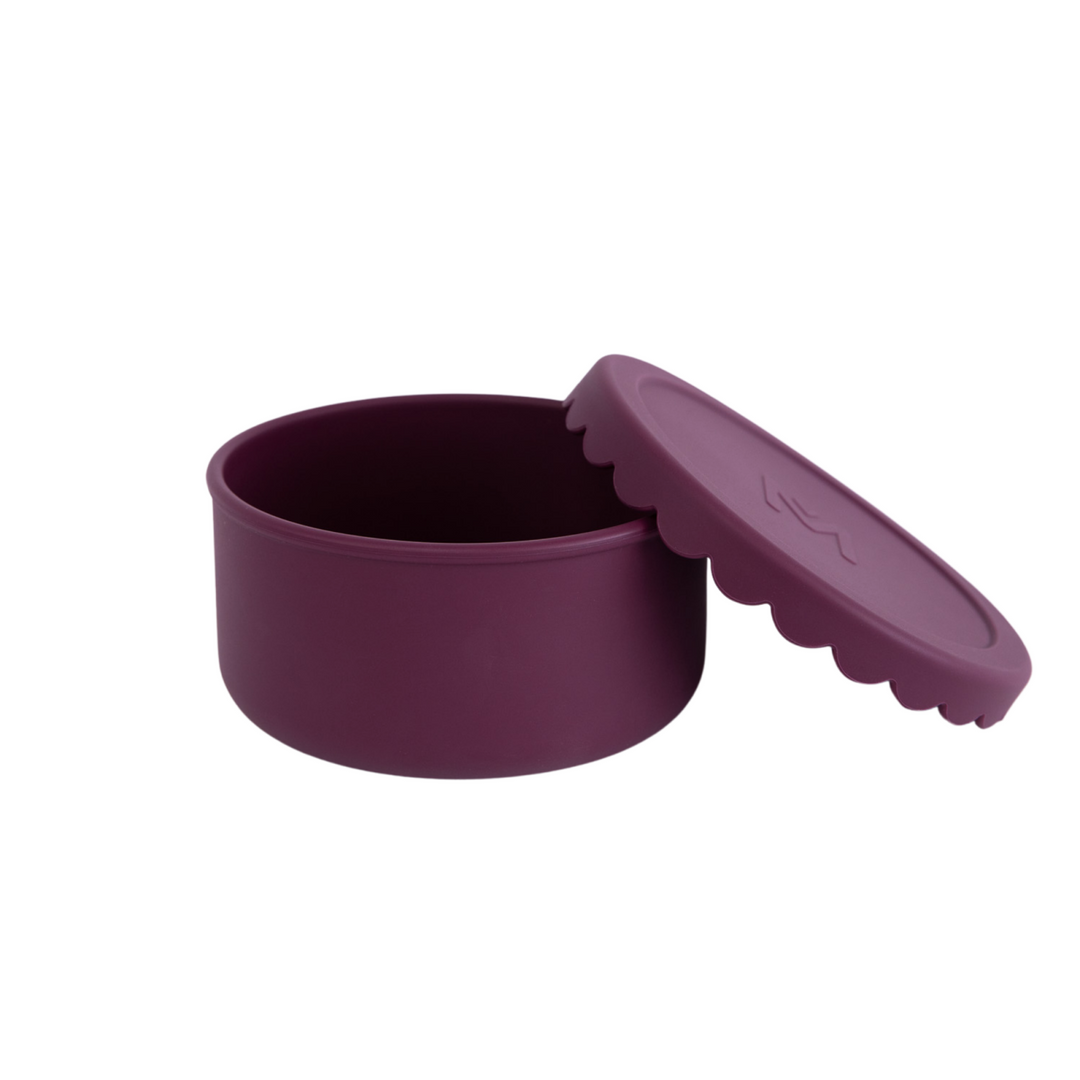 Montiico Silicone Scallop Bowl Ruby