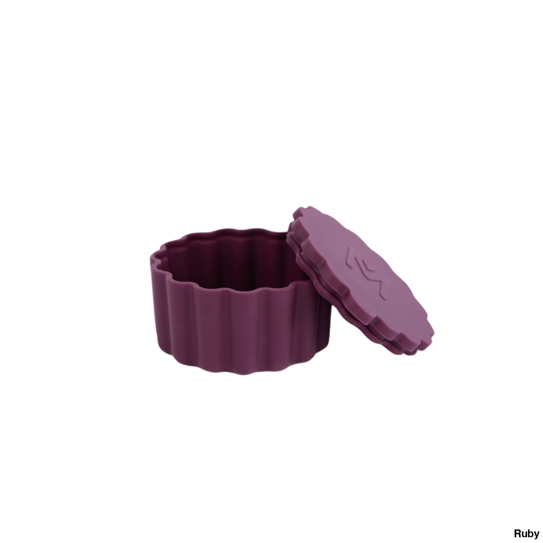 Montiico Silicone Scallop Tub Ruby