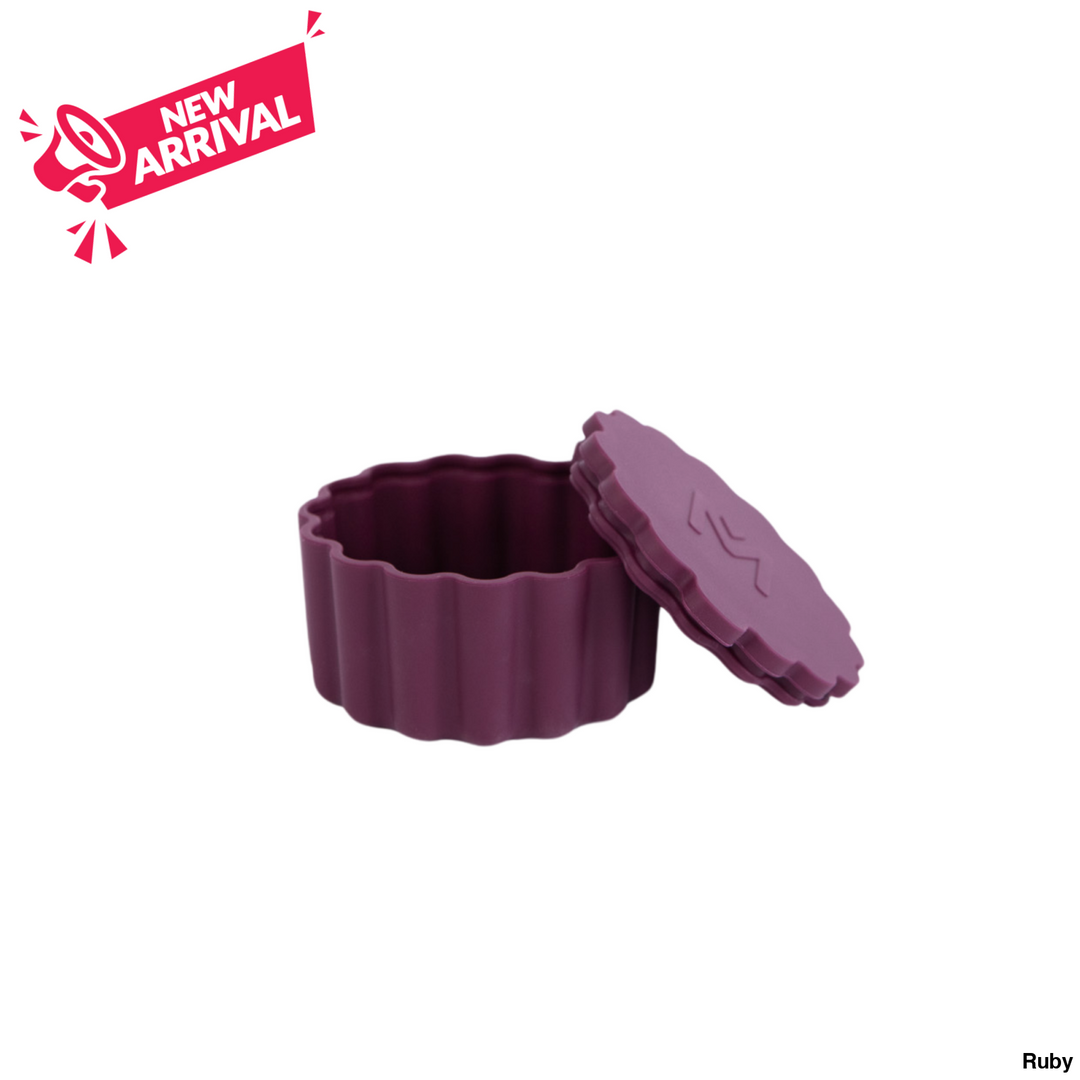 Montiico Silicone Scallop Tub Ruby