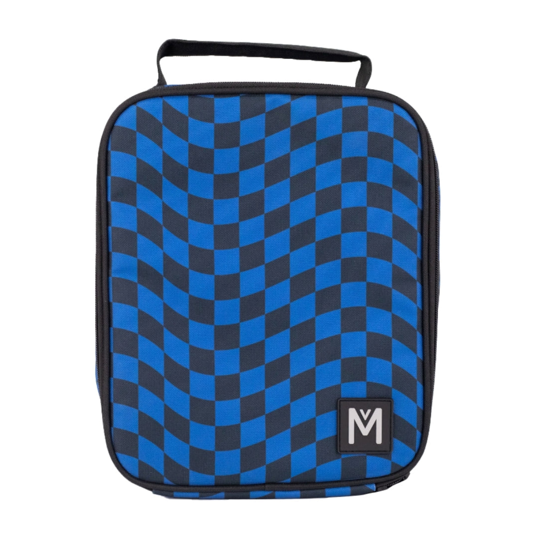 New Montiico Insulated Lunch Bag Large Retro Check