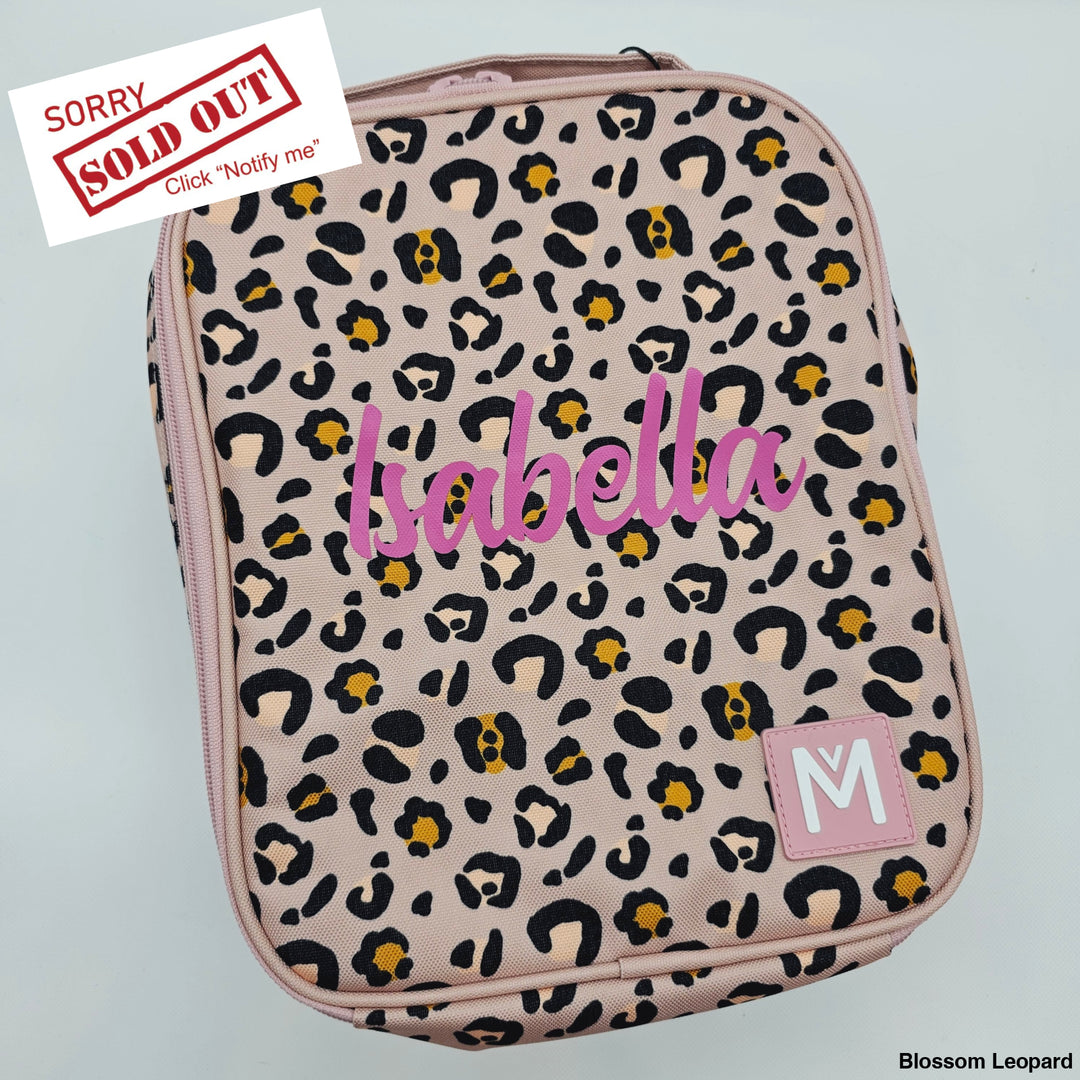 New Montiico Insulated Lunch Bag Large Blossom Leopard