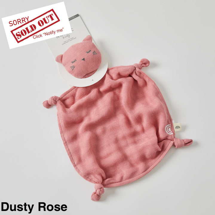 Nordic Kids Baby Muslin Comforter Dusty Rose