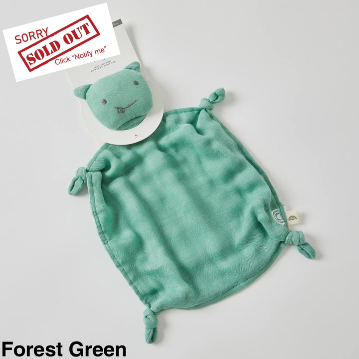 Nordic Kids Baby Muslin Comforter Forest Green