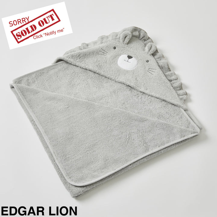 Nordic Kids Hooded Towels Edgar Lion