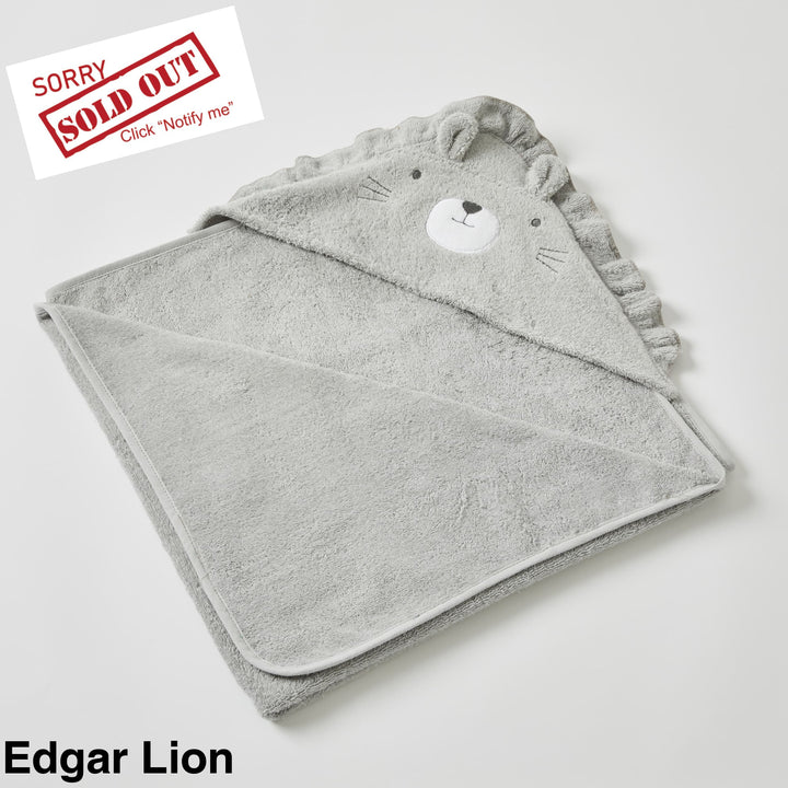 Nordic Kids Hooded Towels Edgar Lion