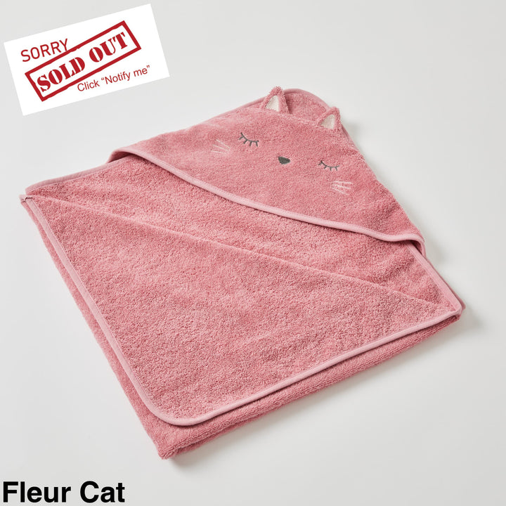 Nordic Kids Hooded Towels Fleur Cat