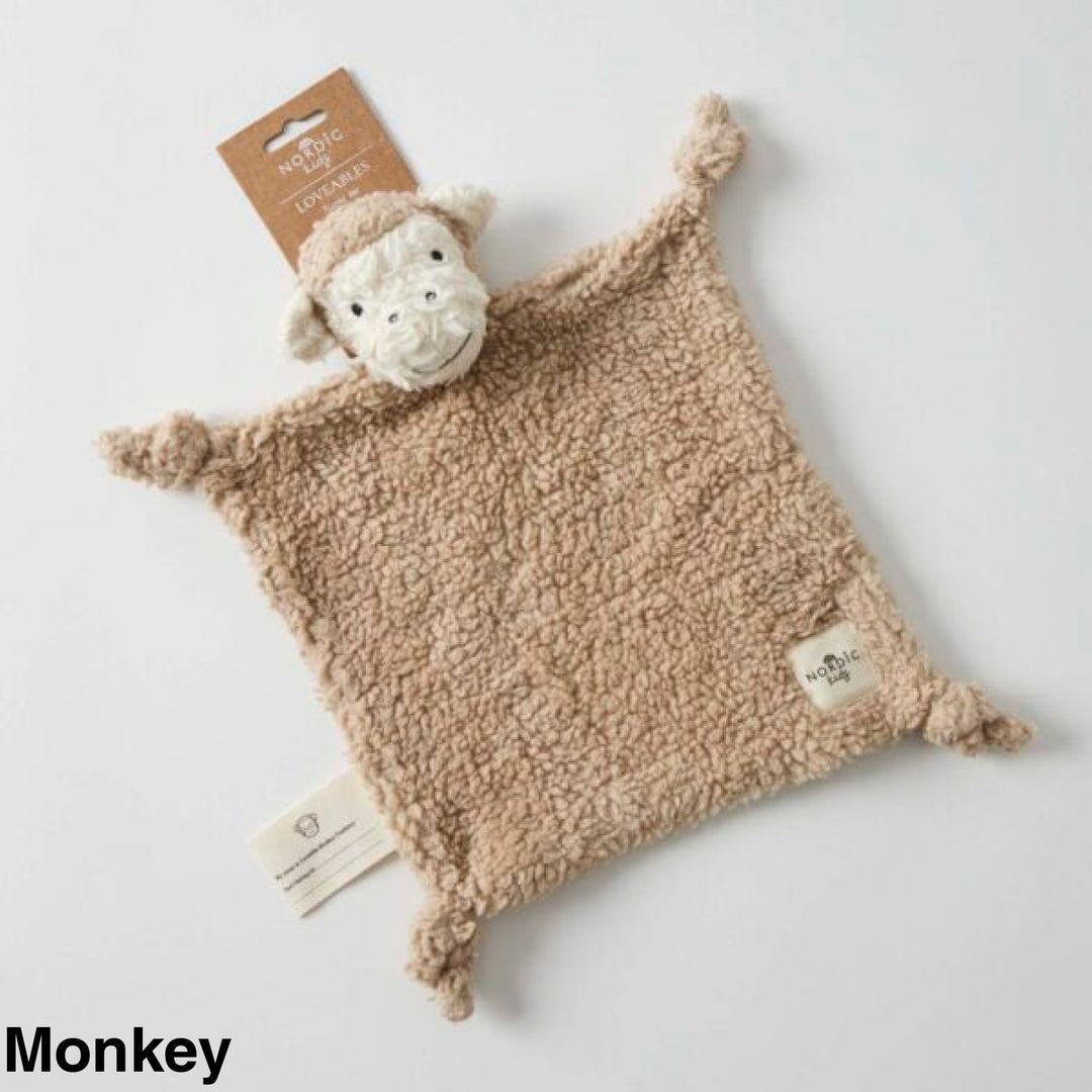 Nordic Kids Loveable Comforter Monkey