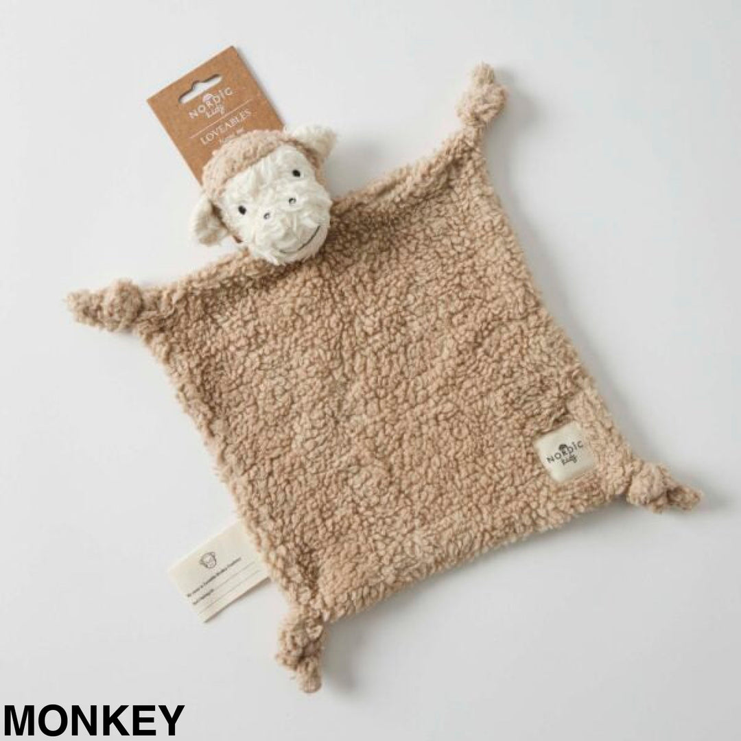 Nordic Kids Loveable Comforter Monkey