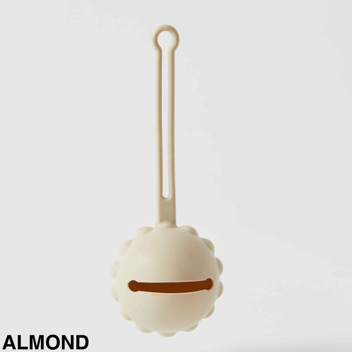 Nordic Kids Silicone Dummy Holder Almond