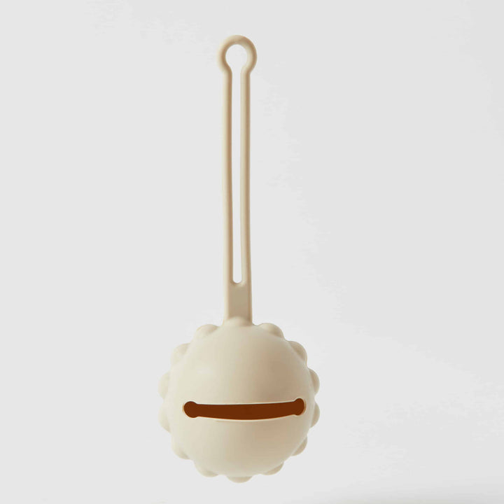 Nordic Kids Silicone Dummy Holder Almond