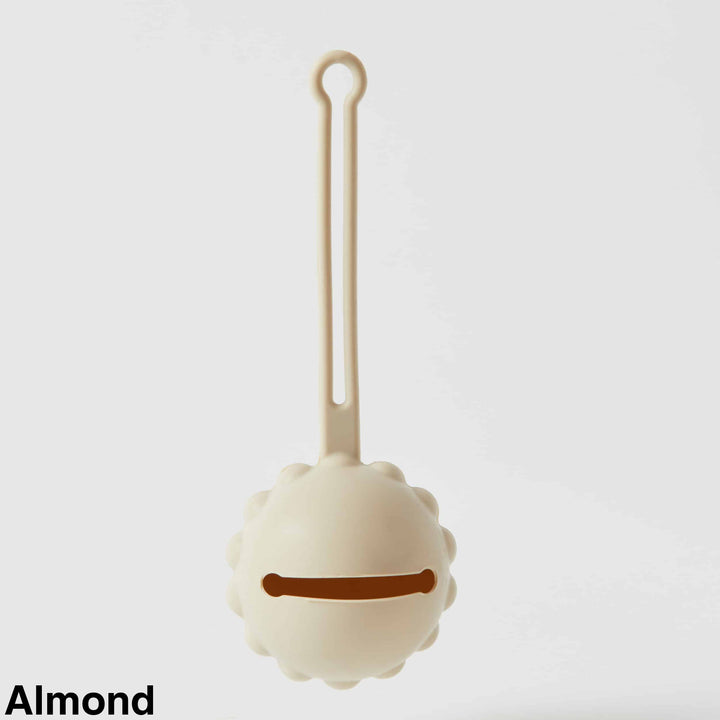 Nordic Kids Silicone Dummy Holder Almond