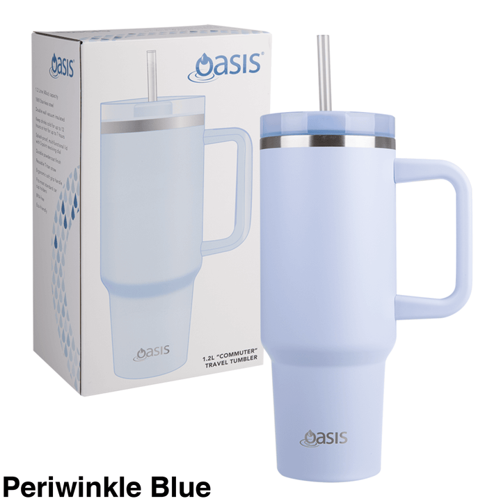 Oasis 1.2L Commuter Insulated Travel Tumbler Periwinkle