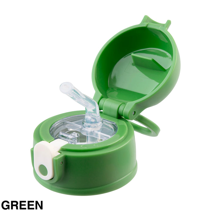 Oasis 400ml/550ml Sipper Bottle Replacement Lid & Straws Green