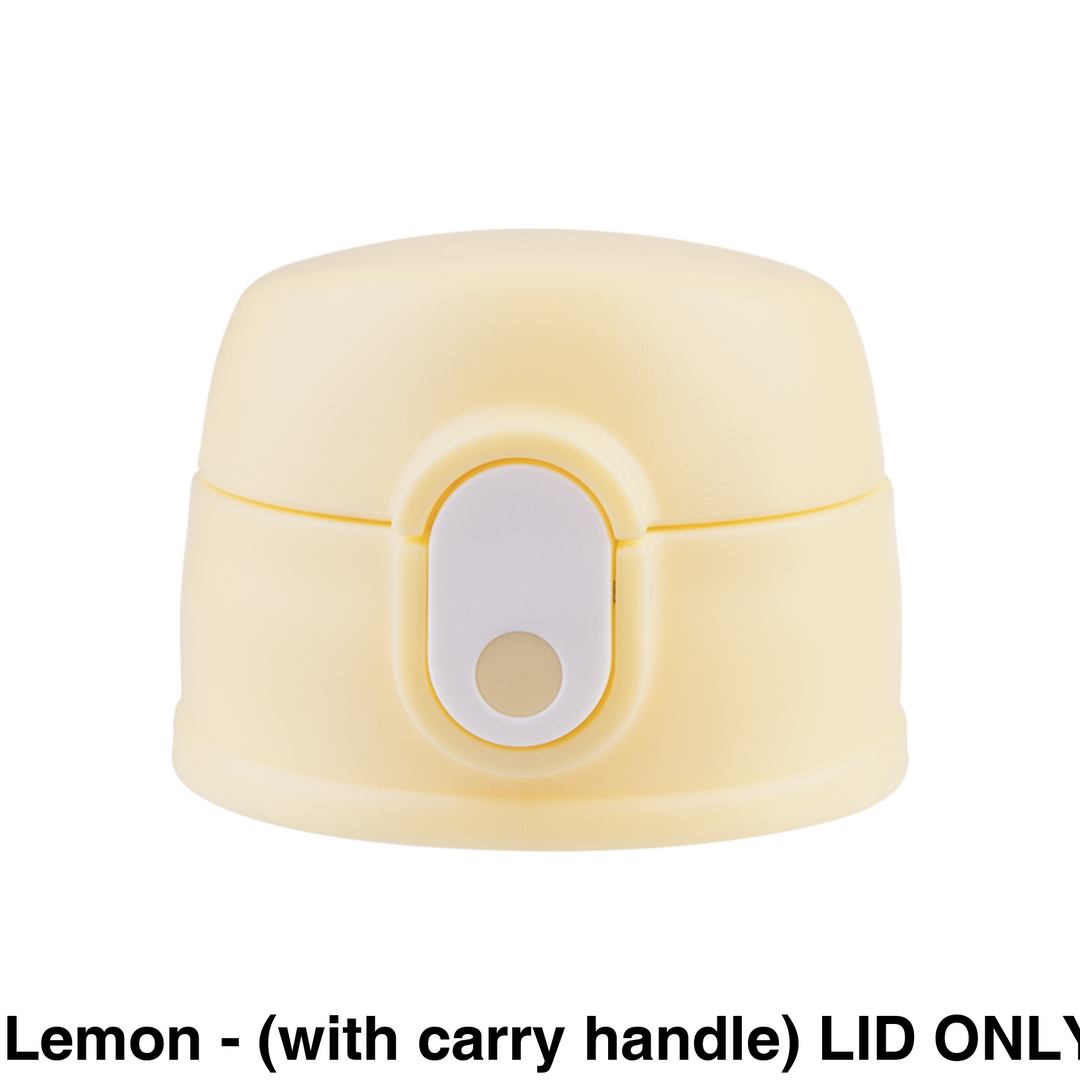 Oasis 400ml/550ml Sipper Bottle Replacement Lid & Straws Lemon - (with carry handle) LID ONLY