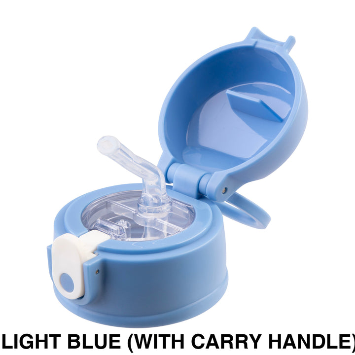 Oasis 400ml/550ml Sipper Bottle Replacement Lid & Straws Light Blue