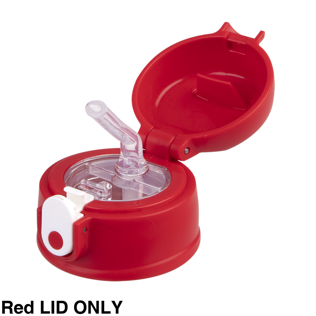 Oasis 400Ml Sipper Bottle Replacement Lid Red