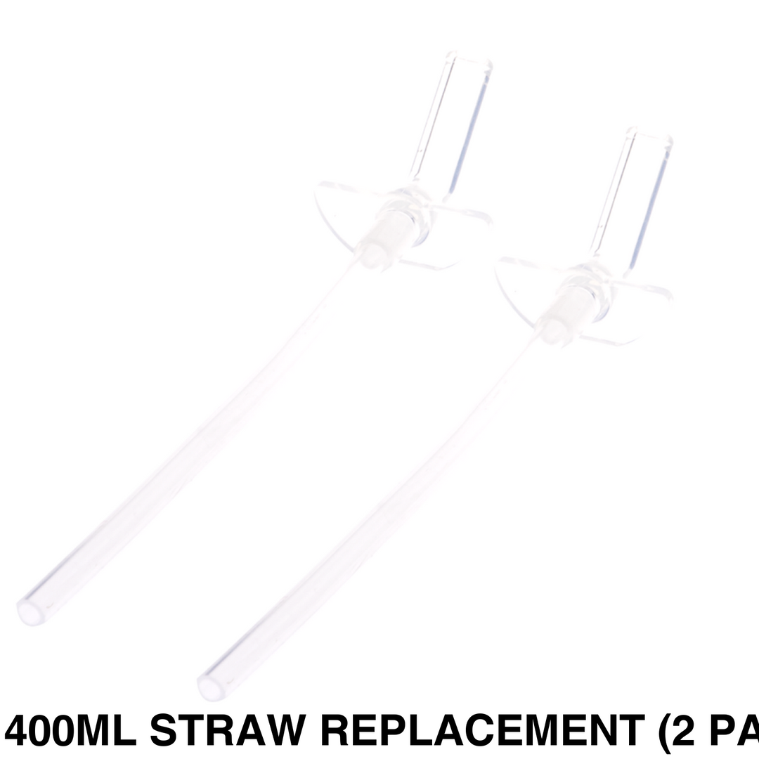 Oasis 400Ml/550Ml Sipper Bottle Replacement Lid & Straws 400Ml Straw Replacement (2 Pack)