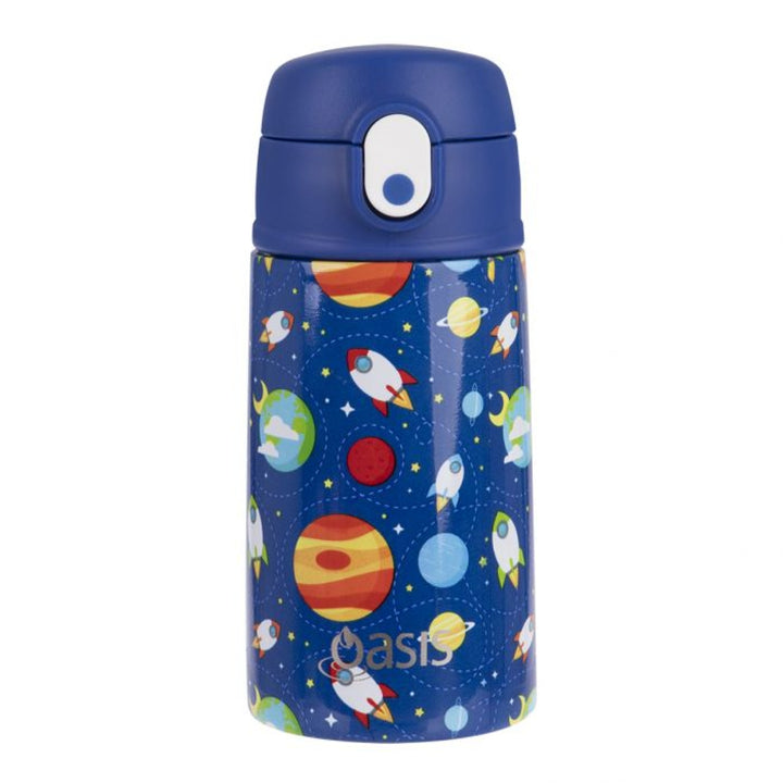Oasis 400Ml Stainless Steel Insulated Bottle W/ Sipper Outer Space
