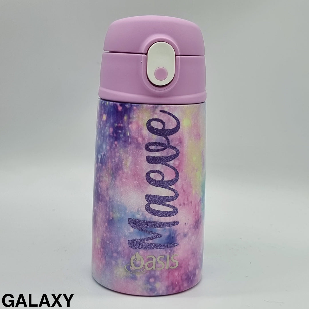 Oasis 400Ml Stainless Steel Insulated Bottle W/ Sipper Galaxy
