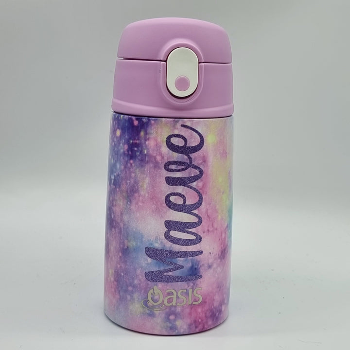 Oasis 400Ml Stainless Steel Insulated Bottle W/ Sipper Galaxy