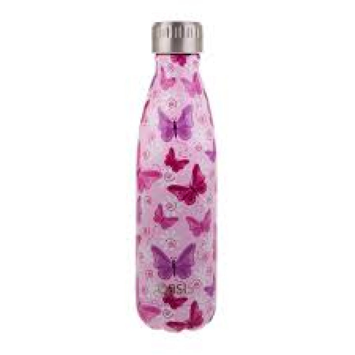 Oasis 500Ml Stainless Steel Insulated Bottle Butterflies